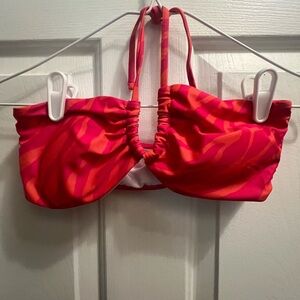 Red and Orange Bikini Top